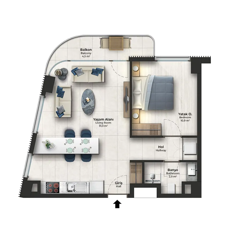 Sinpaş boulevard floor plans - 1