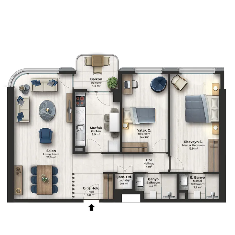 Sinpaş boulevard floor plans - 2