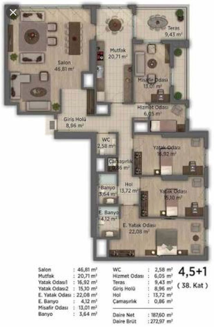Sinpaş Marina Ankara floor plans - 1
