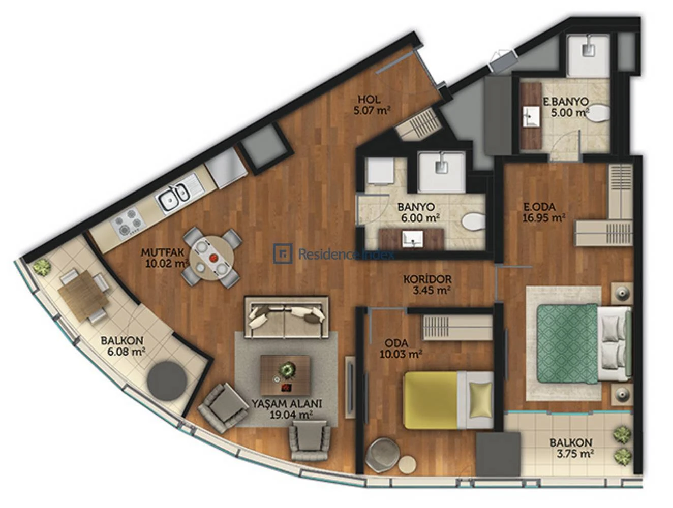 Skyland Istanbul floor plans - 2