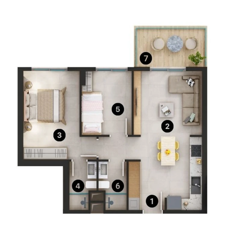 Square 23 floor plans - 2