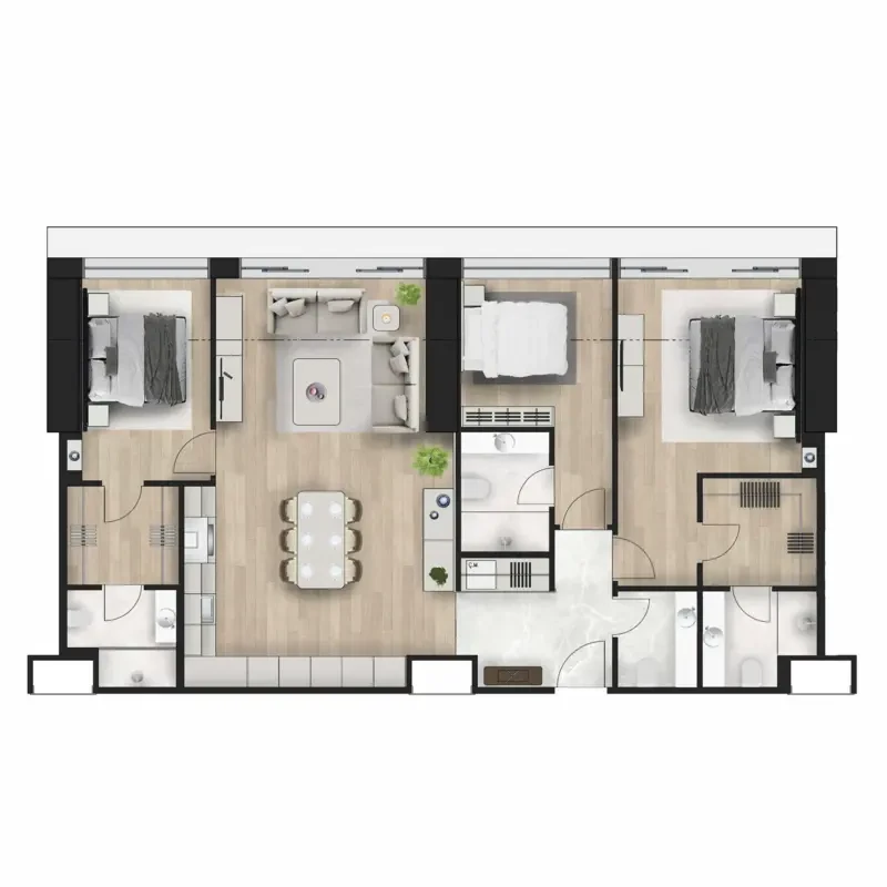 Taşyapı Şişli floor plans - 3