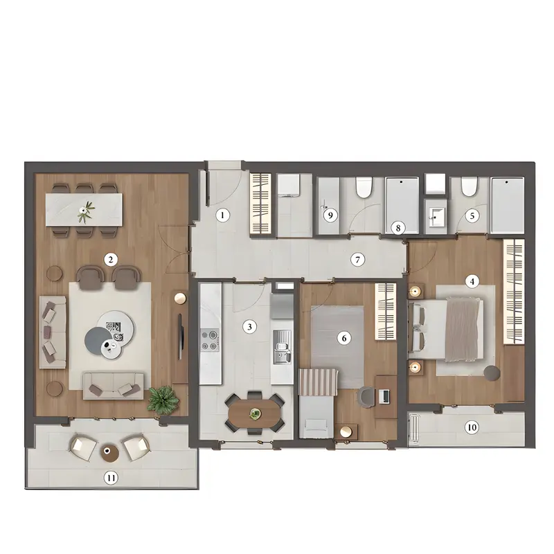 Tual Asya floor plans - 1