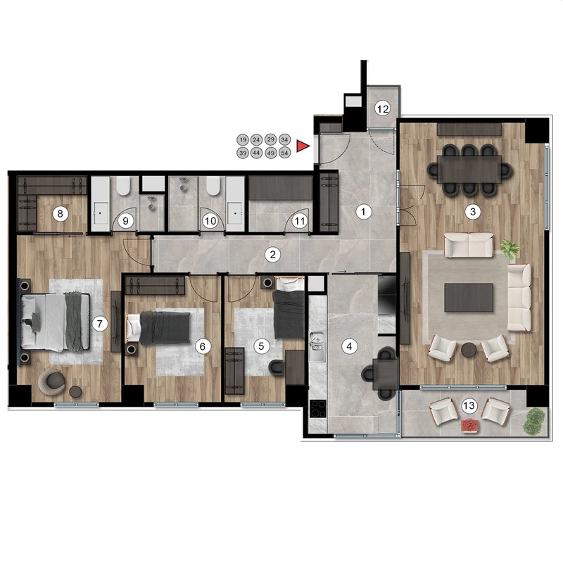V Yeşil Ada floor plans - 2