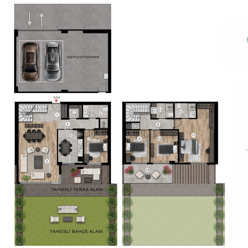 V Yeşil Ada floor plans - 5