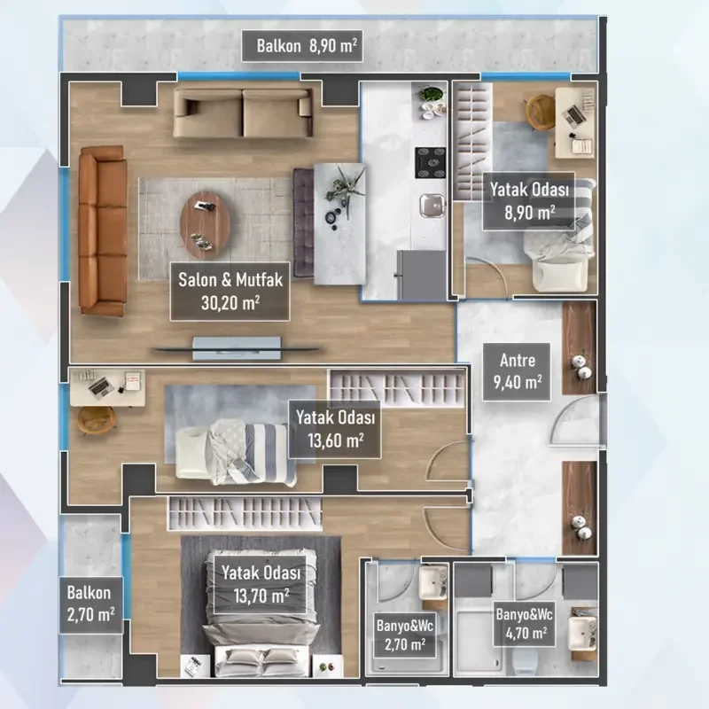 Vadi Premium floor plans - 2