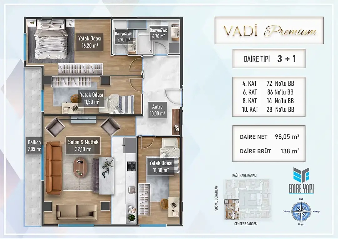 Vadi Premium floor plans - 3