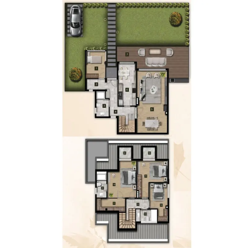 Varian Uskumruköy floor plans - 1