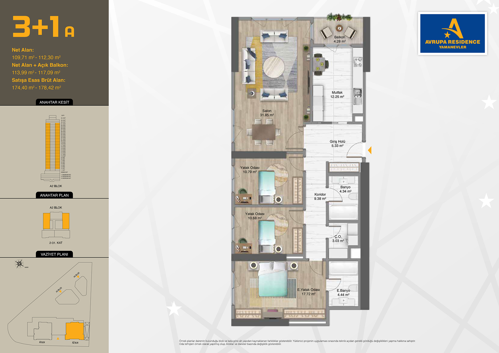 Yamanevler 2 floor plans - 1