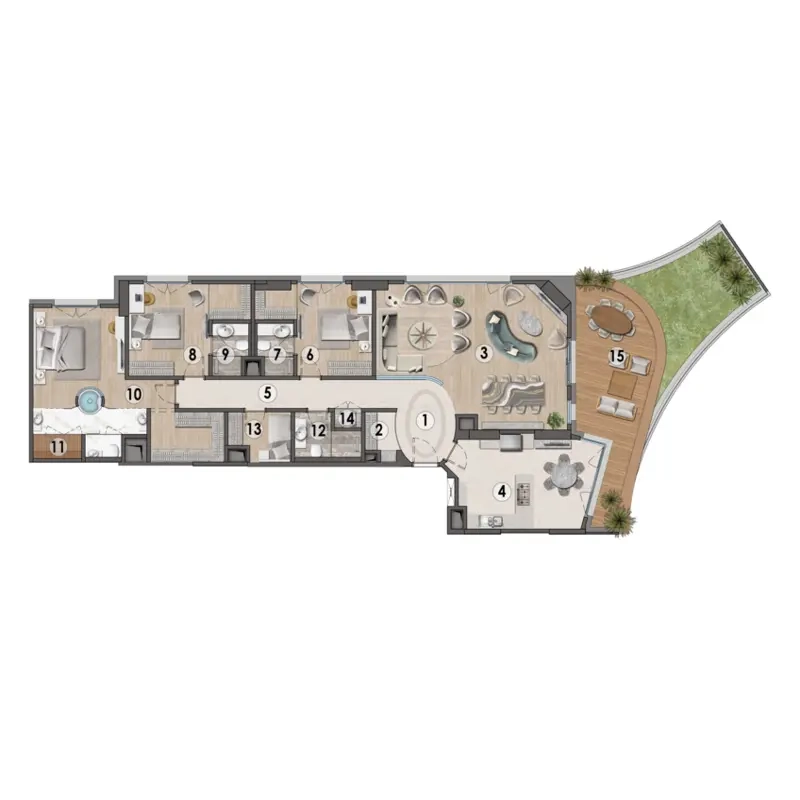 Zeray Ankara Legend floor plans - 4