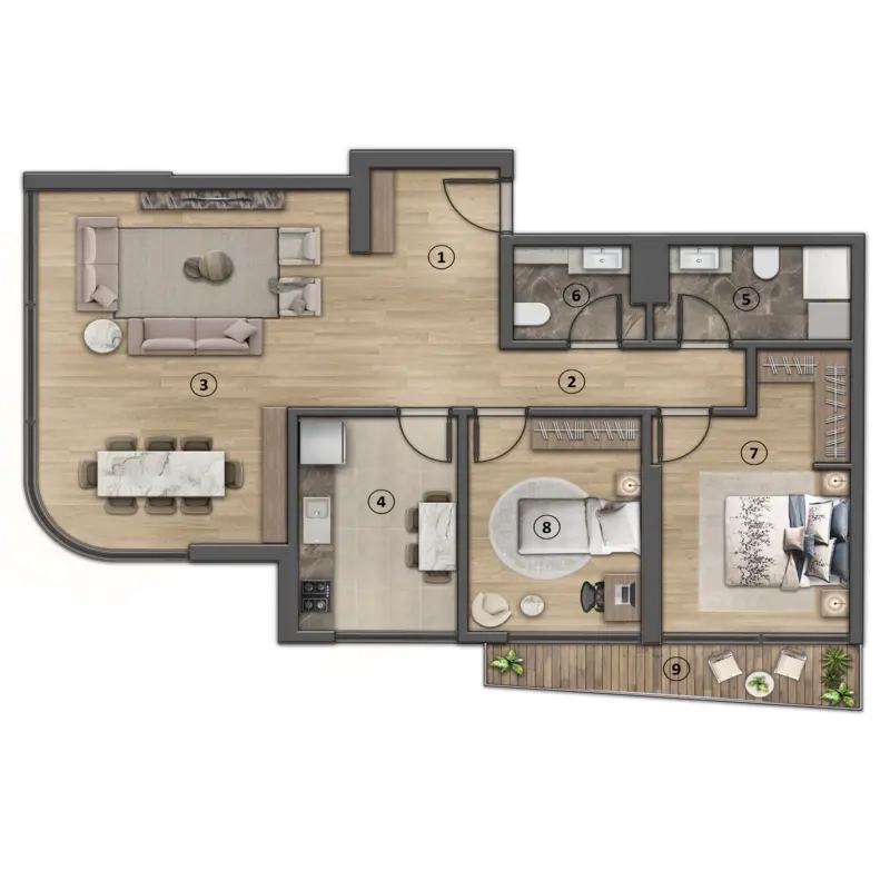 Zeray Next Capital floor plans - 1
