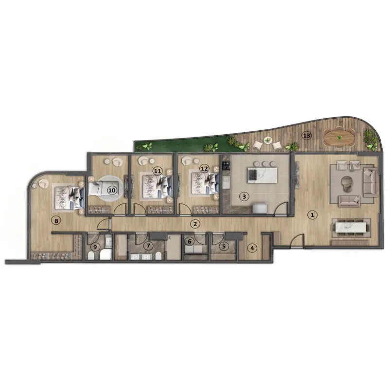 Zeray Next Capital floor plans - 2