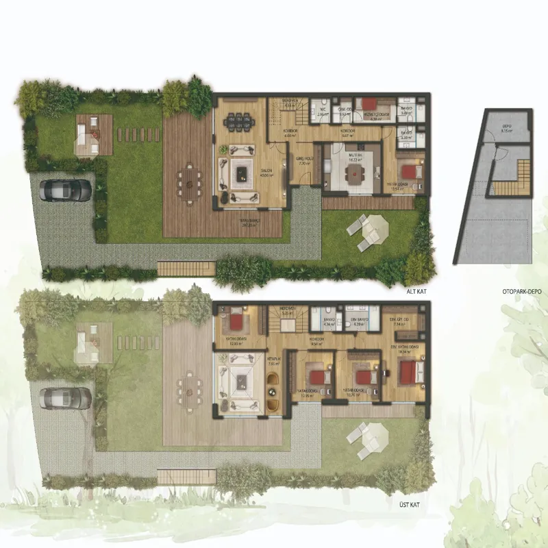 Zilal Gül Nefes Koru floor plans - 6