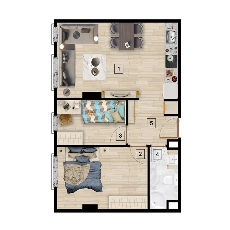 Zoom Residence floor plans - 2